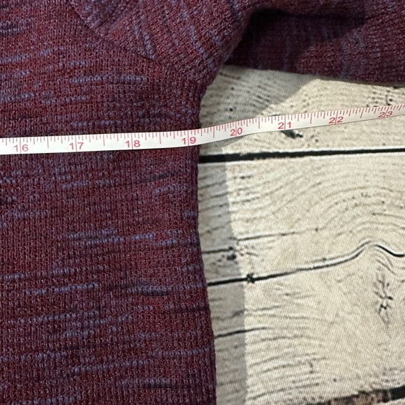 LOFT Maroon Short Sleeve Peplum Top - Picture 4 of 8